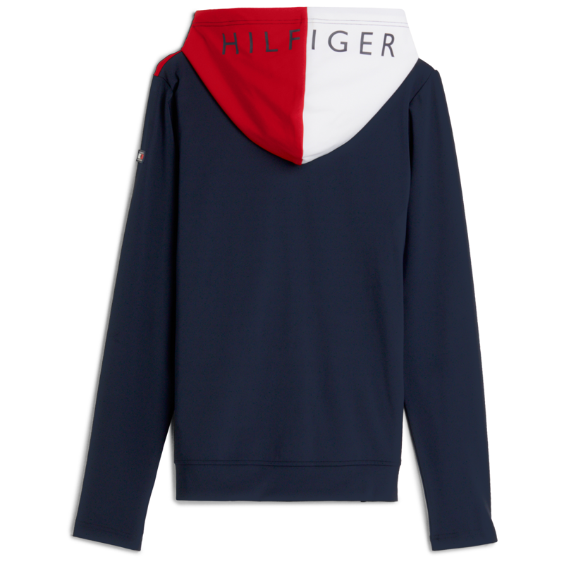Tommy Hilfiger Women's Performance Colourblock Zip-Hoodie - Desert Sky-1